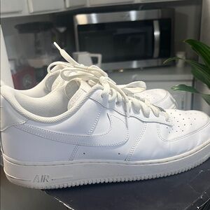 Nike Air Force 1 All-White Sneakers